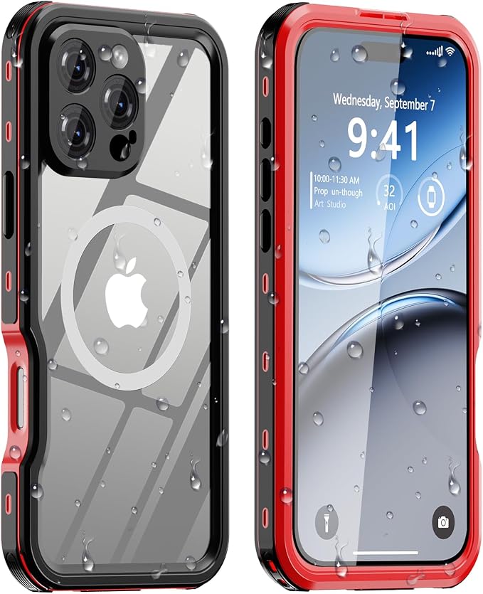 for iPhone 16 Pro Max Case Waterproof | Shockproof Dust Proof Phone Case Cover by LOVEBEIDI