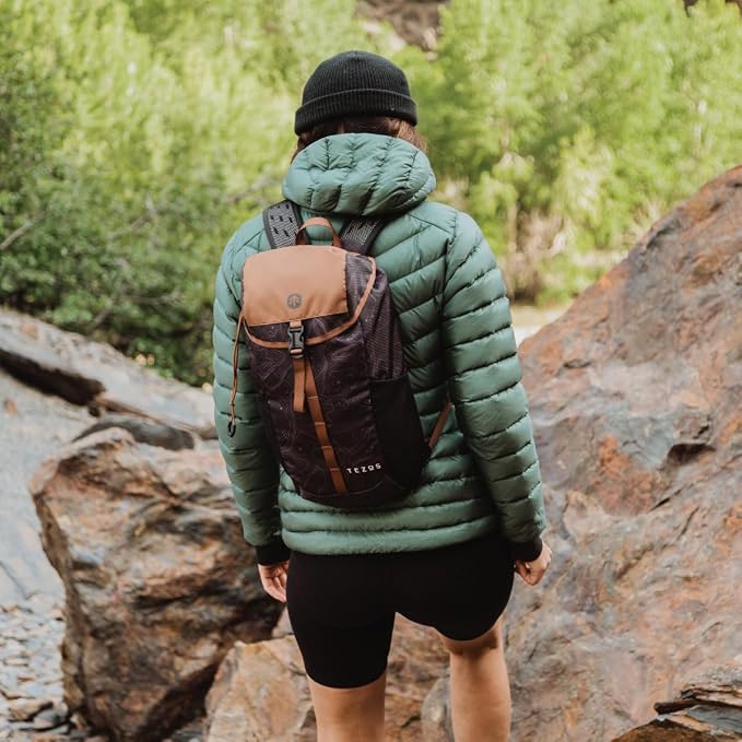 Tezos Juniper Daypack, Lightweight Hiking Backpack and Hydration Pack - Image 6