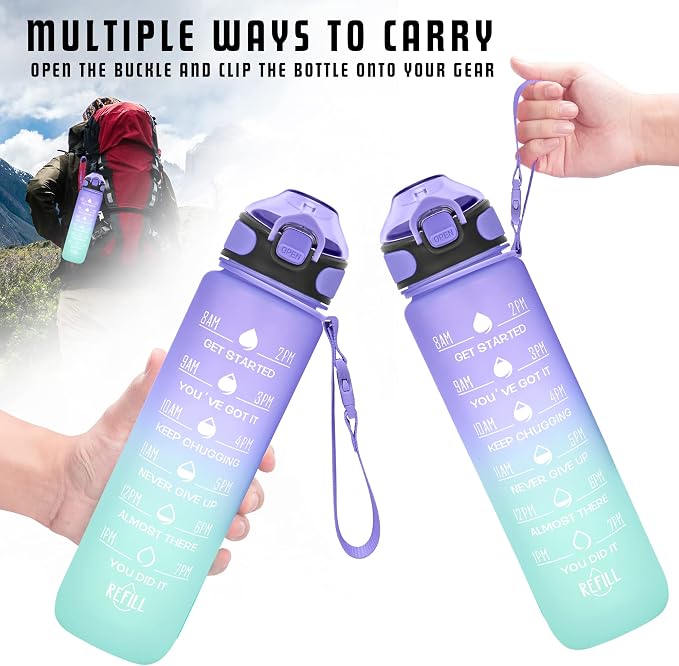 Enerbone 32 oz Drinking Water Bottle - Image 6