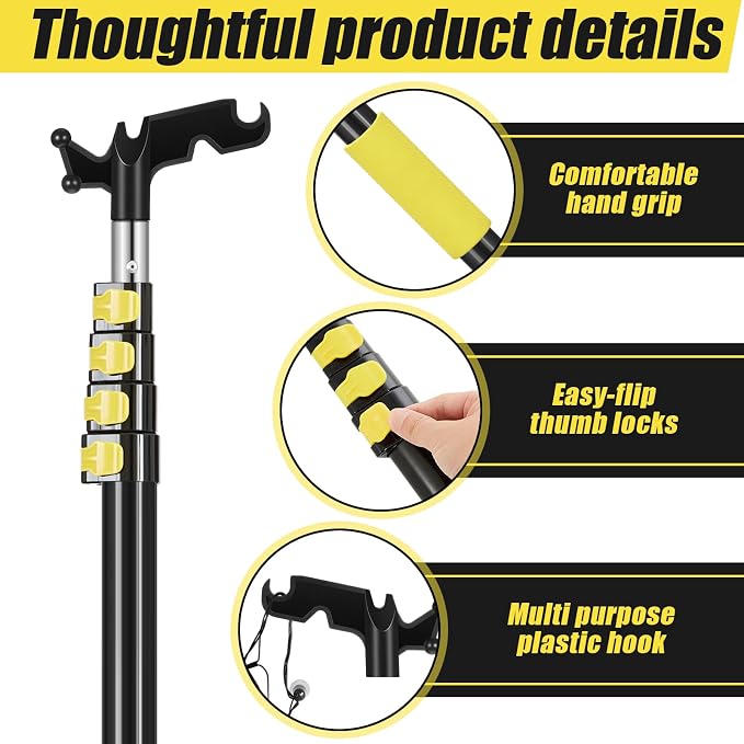 4.3-18 ft Telescopic Extension Pole - Image 3