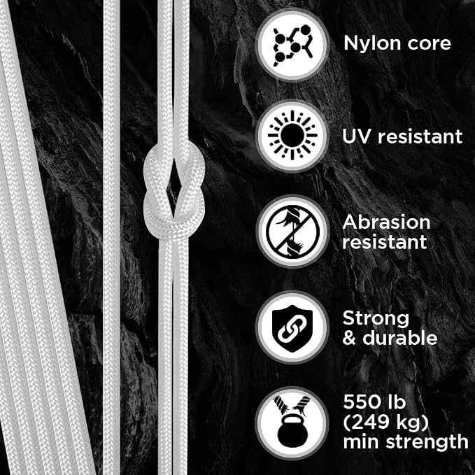 TECEUM 5/32" Paracord Rope 1000 – 1000ft / 200ft / 100ft / 50ft – Tactical - Image 3
