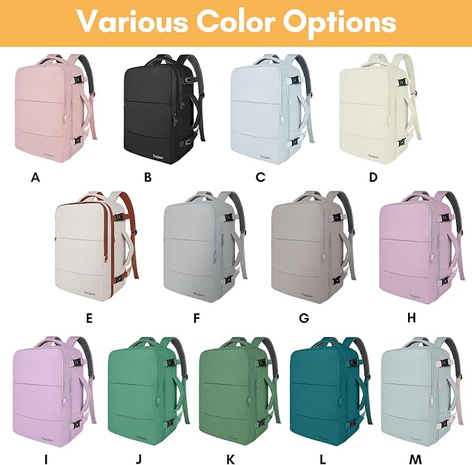 Taygeer Travel Backpack for Men Women, Airline Approved Underseat Personal Item - Image 2