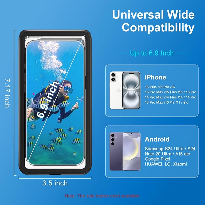 Beasyjoy Waterproof Phone Case, Underwater Phone Case - Image 2