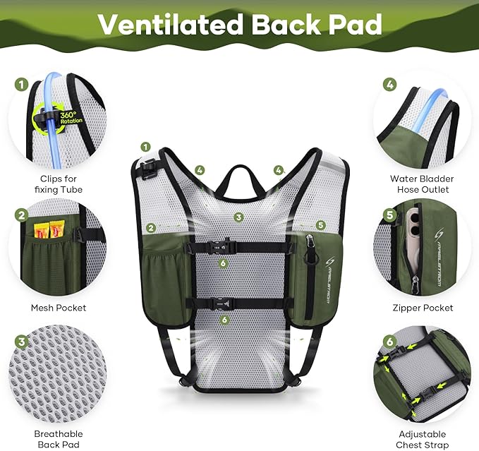 Maelstrom Hydration Backpack, Hiking Backpack - Image 3