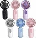 VanSmaGo 6 Pack Mini Handheld Fans, USB Rechargeable Personal Fan Set by VanSmaGo