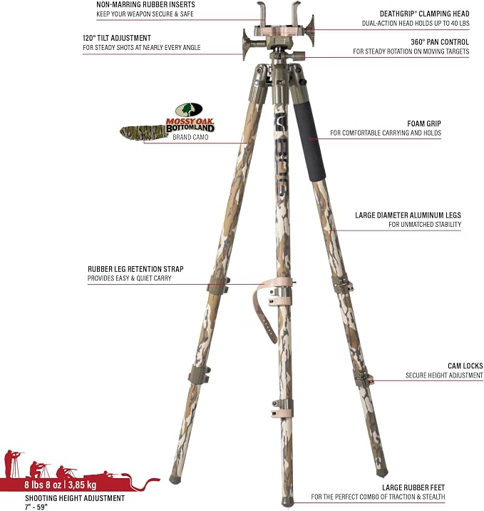 BOG DeathGrip Aluminum Tripod - Image 4