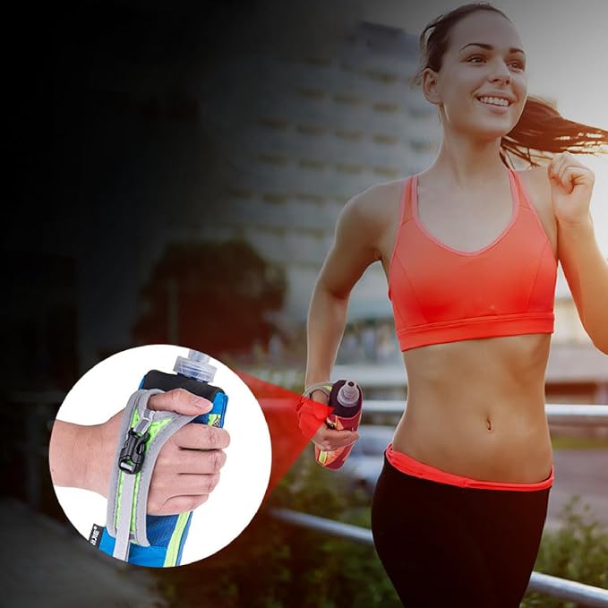 YAPJEB Soft Flask Collapsible Water Bottles, TPU Soft Water Bottle Folding Flask - Image 7
