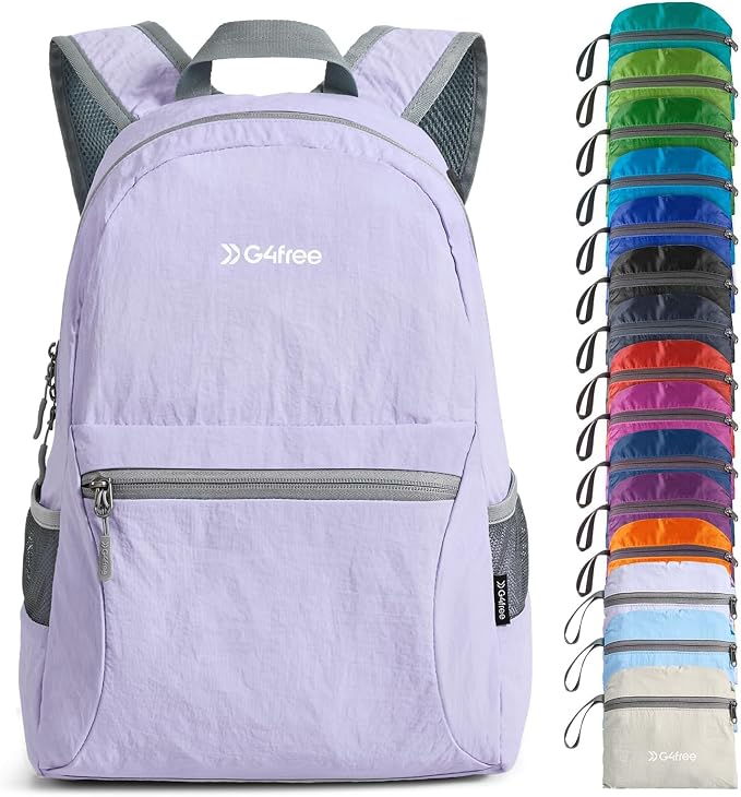 G4Free 20L Lightweight Packable Backpack Travel Hiking Daypack Foldable Backpack by G4Free