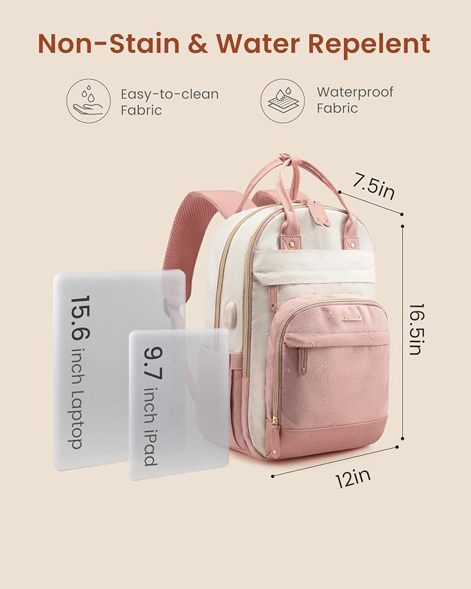 LOVEVOOK Backpack for Women, Laptop Backpack Women, Fits 15.6 Inch Laptop Bag - Image 5
