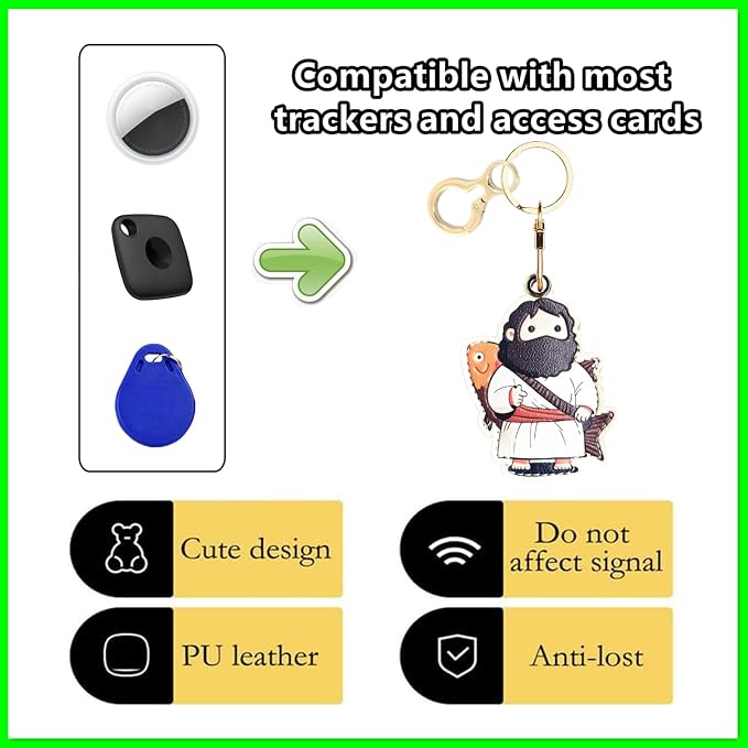 Leather Keychain Holder Case Compatible - Image 3