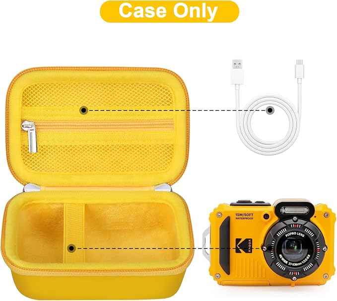Canboc Carrying Case for Kodak PIXPRO WPZ2 Rugged Waterproof Digital Camera - Image 2