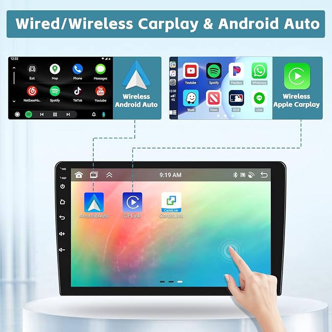 Hikity Android 13 Car Radio for 2007-2010 Jeep Compass Patriot - Image 4