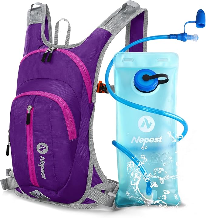 Nepest Hydration Pack Backpack for Women & Men, Lightweight Water Backpack by NepestSports