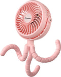 AMACOOL Battery Operated Stroller Fan, Baby Travel Essentials by AMACOOL