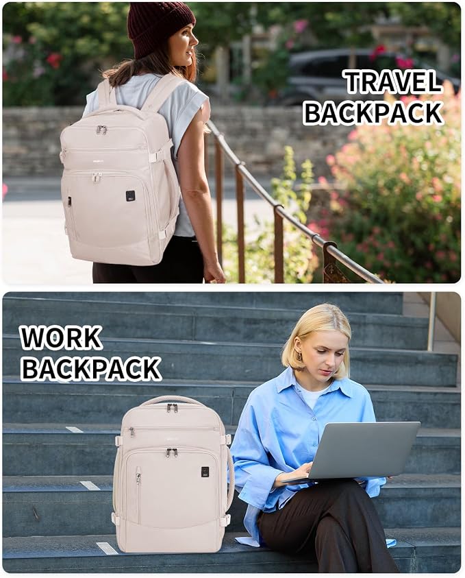 ECOHUB Travel Backpack for Women, Laptop Carry on Backpack - Image 9