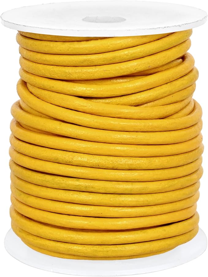 GENIQUE Real/Genuine Round Leather String Cord - Image 3