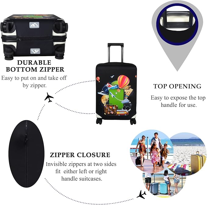 Explore Land Luggage Cover Suitcase Protector Fits 31-32 Inch Case - Image 3