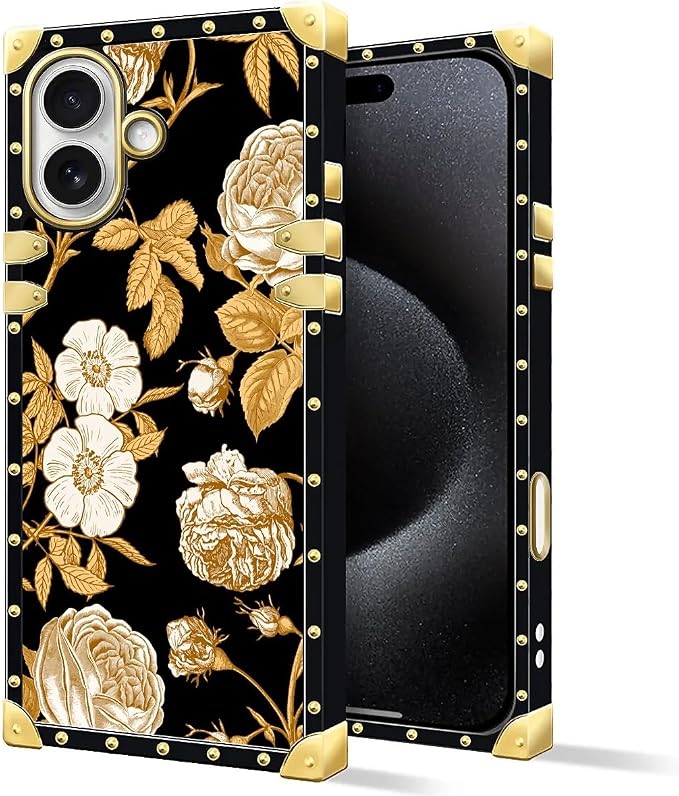 for iPhone 17 Case Luxury Golden Decoration - Image 2
