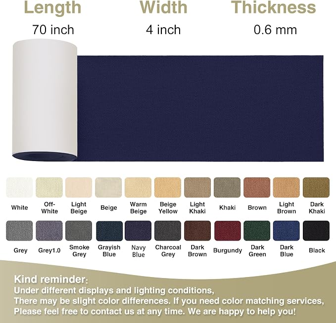 Gheeidau Canvas Repair Tape 4×70 Inch Waterproof Self-Adhesive Fabric Repair - Image 4
