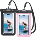Lamicall 2Packs Waterproof Beach Bags, Vacation Essentials by Lamicall