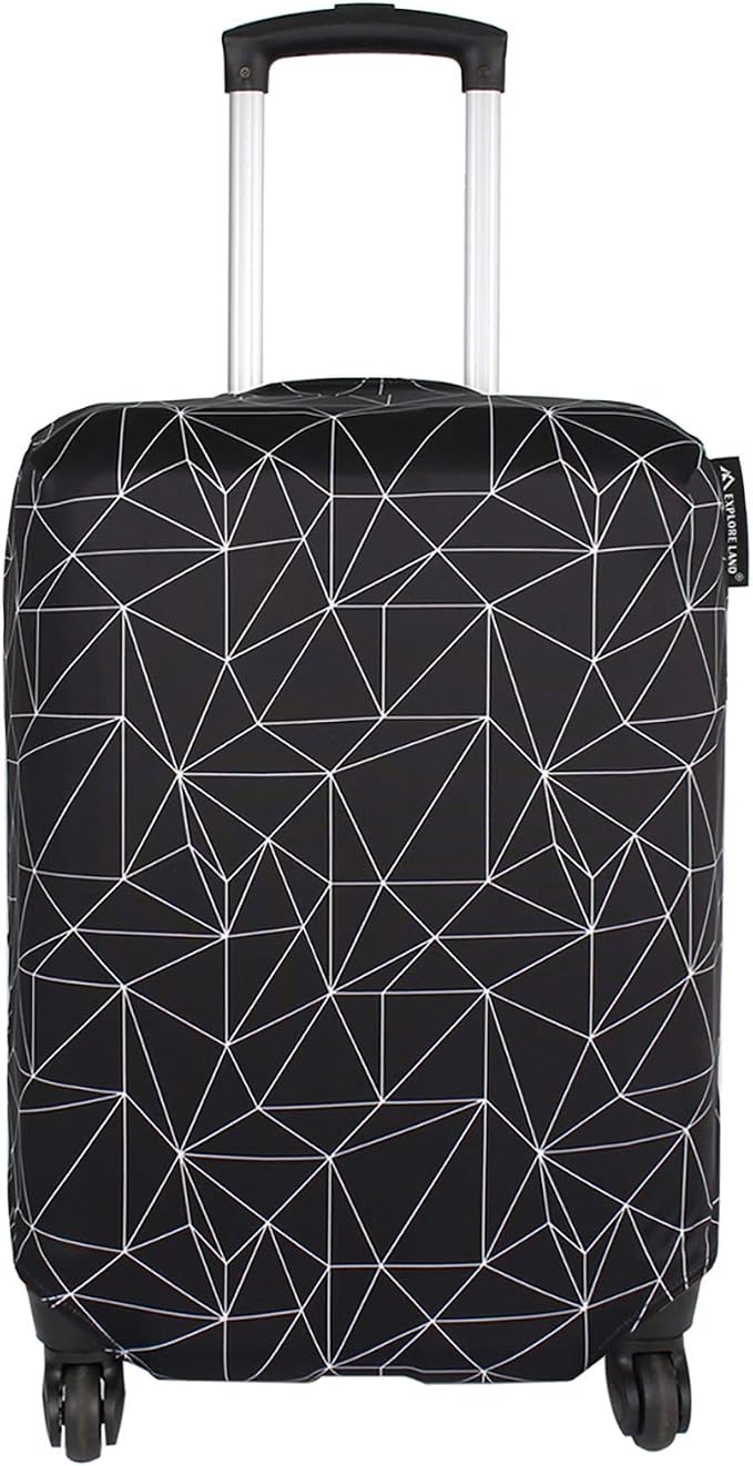 Explore Land Travel Luggage Cover Suitcase Protector Fits 18-22 Inch Case by ExploreLand
