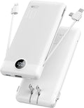 VRURC Portable Charger with Cables and Wall Plug | Power Bank with Cords | by Home