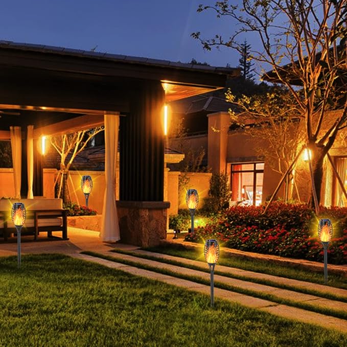 EOYIZW 8 Pack Solar Torch Light - Image 6