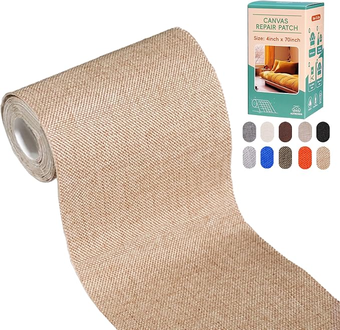 Canvas Repair Tape, Fabric Repair Patch, 4×70 Inches, Outdoor Gear Patch by Unknown