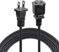 Long 2 Prong Extension Power Cord 16.5FT, Polarized Plug Flexible Power Cable by Yeatel