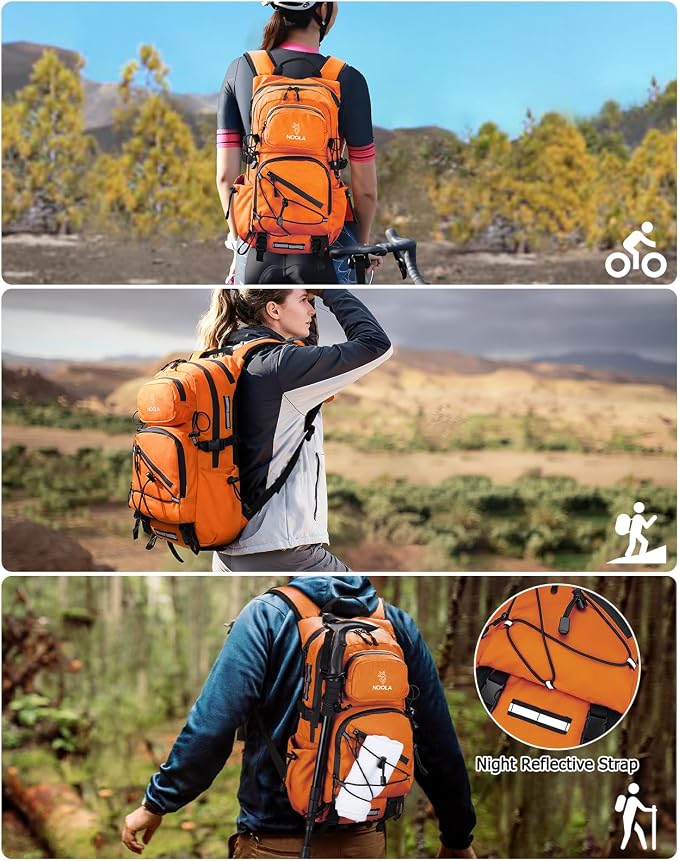 NOOLA Hydration Backpack with 3L Water Bladder, 22L / 25L Water Backpack - Image 7