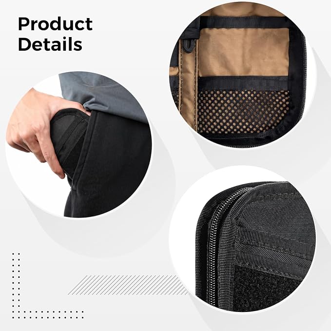 EDC Organizer Pouch Mini Tactical Gear Bag, Compact Utility Tool Holder - Image 3