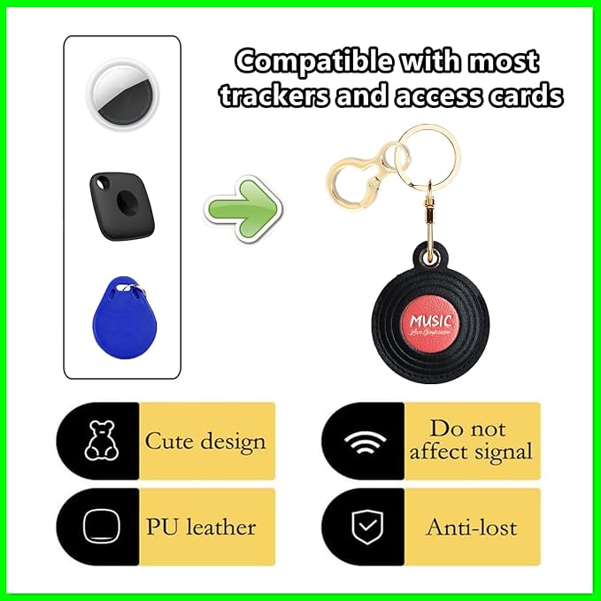 Leather Keychain Holder Case Compatible - Image 3