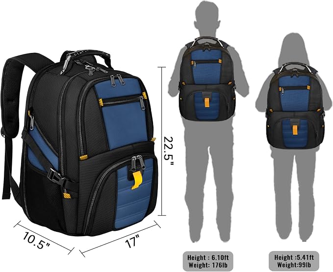 YOREPEK Large Backpack for Men, Extra Large Laptop Backpacks for Men Women - Image 7