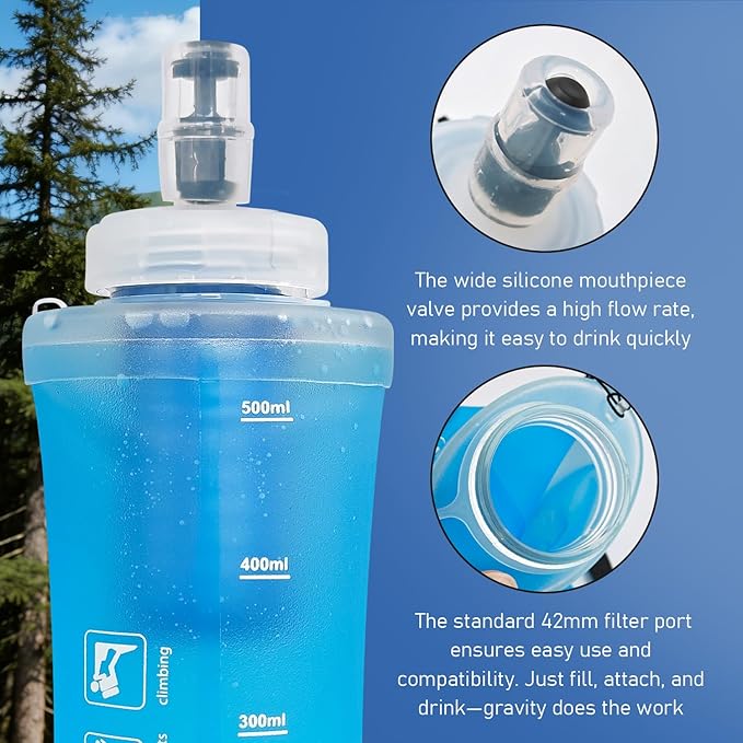 1L Collapsible Water Bottle - Image 4