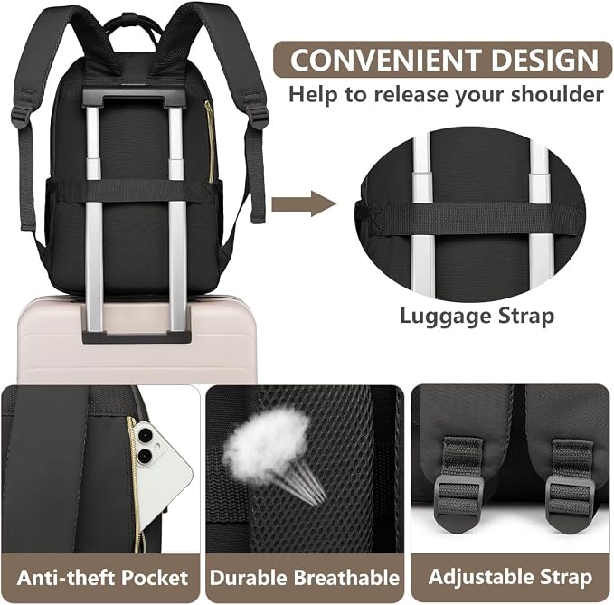 Laptop Backpack for Women Work Bag - Image 5