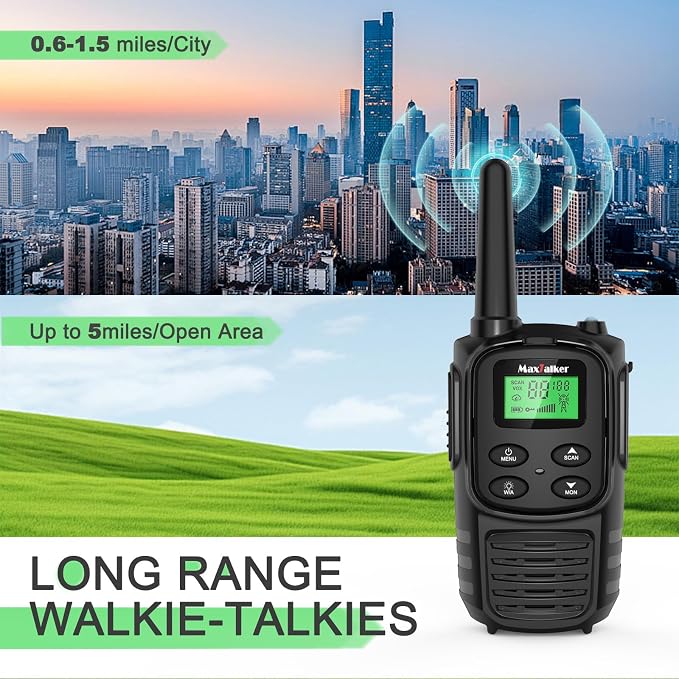 MaxTalker Walkie Talkies Long Range - Image 4