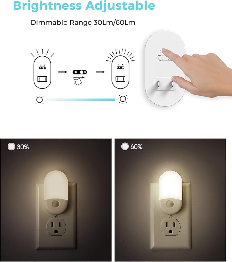 L LOHAS LED Motion Sensor Night Light, Motion Activated Night Light, Daylight - Image 3
