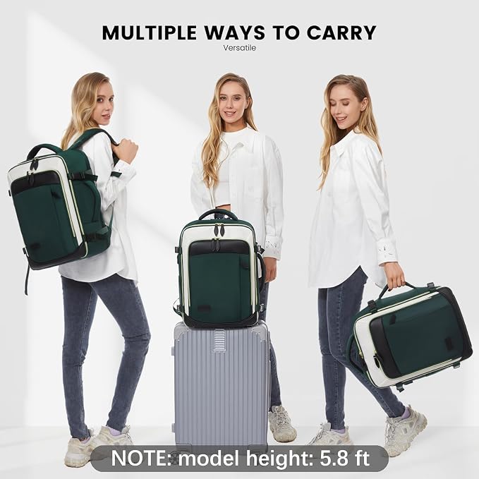 LOVEVOOK Travel Backpack for Women, 40L Carry On Backpack - Image 6