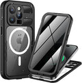 Lanhiem Magnetic for iPhone 15 Pro Max Waterproof Case, Built-in Privacy Screen by LanhiemHome