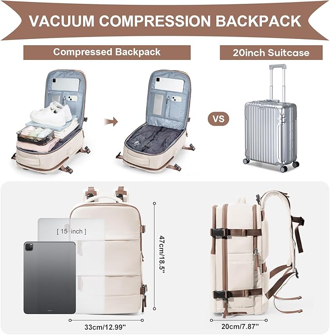 coowoz Vacuum Backpack Travel - Image 4