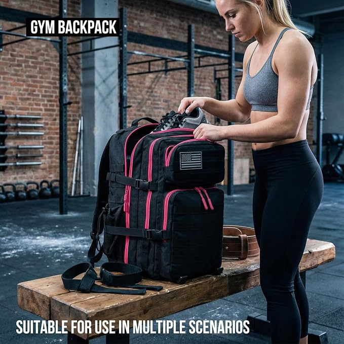 45L Tactical Backpack for Men Women, Military Assault Pack - Image 6