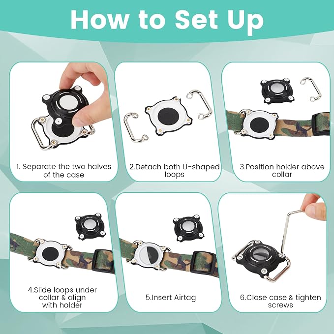 Waterproof Dog Collar Holder for Airtag – Dustproof, Ultra-Durable, Shockproof - Image 4