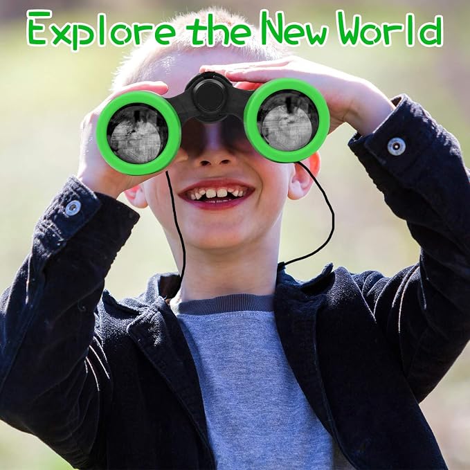 Scotamalone Kids Binoculars Shock Proof Toy Binoculars Set - Image 3