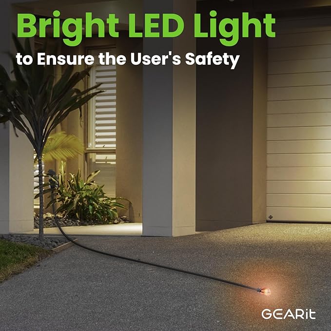 GEARit 50 Ft Extension Cords 16/3 Gauge 360° Rotating Plug Outdoor/Indoor SJTW - Image 5