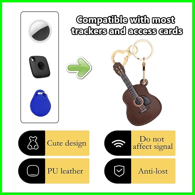 Leather Keychain Holder Case Compatible - Image 3