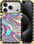 for iPhone 17 Pro Max Case Luxury Golden Decoration by Unknown