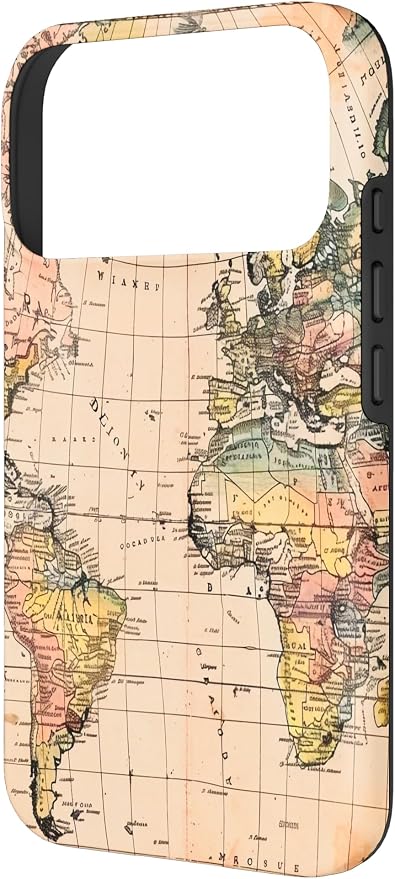 World Map, Old Map of The World Case - Image 2