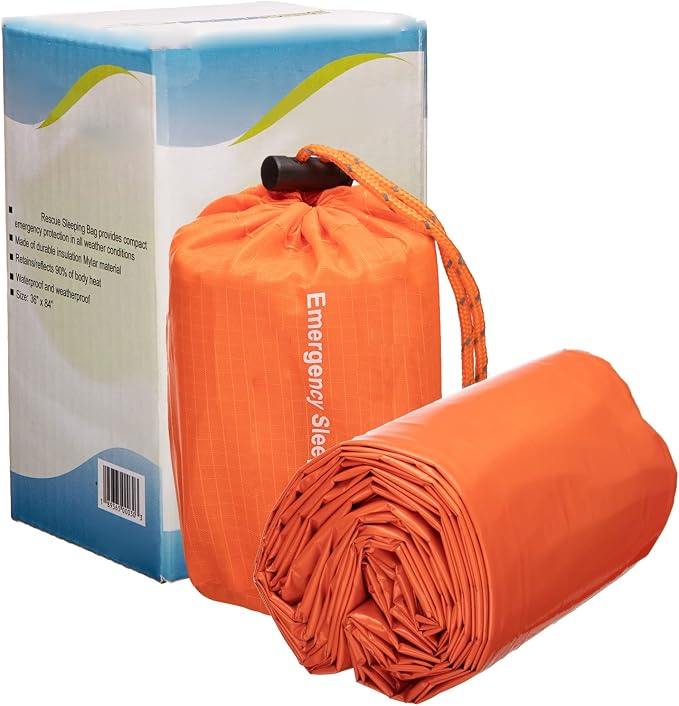 NovaMedic Emergency Sleeping Bag 5 Pack – 84"x36" Thermal Mylar Survival Bivy - Image 5