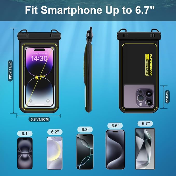 Waterproof Phone Pouch Floating, IP68 Waterproof Phone Case - Image 3
