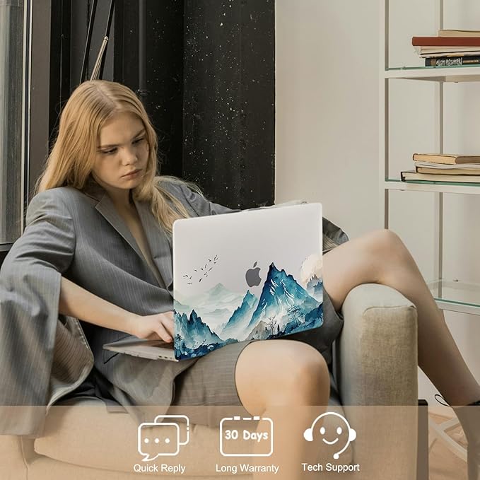 Printed Case for MacBook Air M1 13 inch 2020 2019 2018 Release, Aesthetic Hard - Image 3